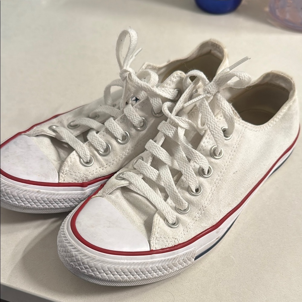 Converse White Low-Top Sneakers